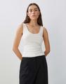 someday T-Shirt »Käthi« im Basic Stil - Weiß / 38