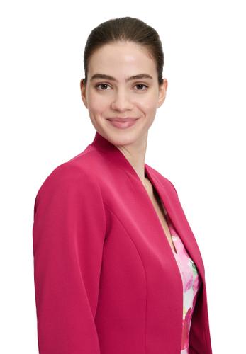 Blazer-Jacke 40 Gerade - Dark Raspberry