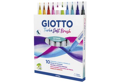 Pinsel-Fasermaler 'Turbo Soft Brush' 10er Etui