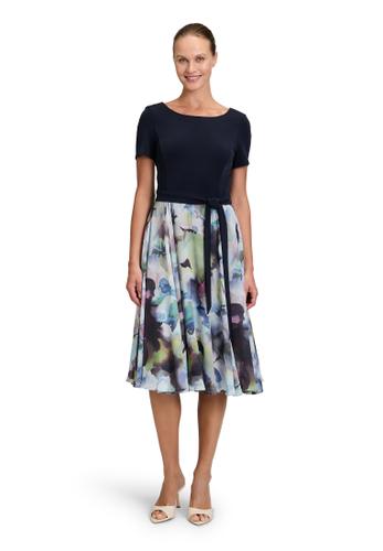 Cocktailkleid 42 Ausgestellt - Dark Blue/purple