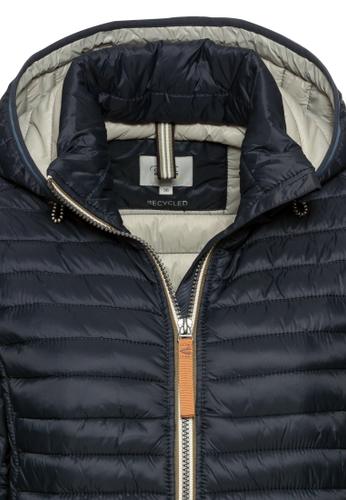 Steppjacke aus recyceltem Polyamid 36 Regular Fit - Navy