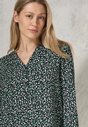 Bluse mit Minimal Print XL - Black