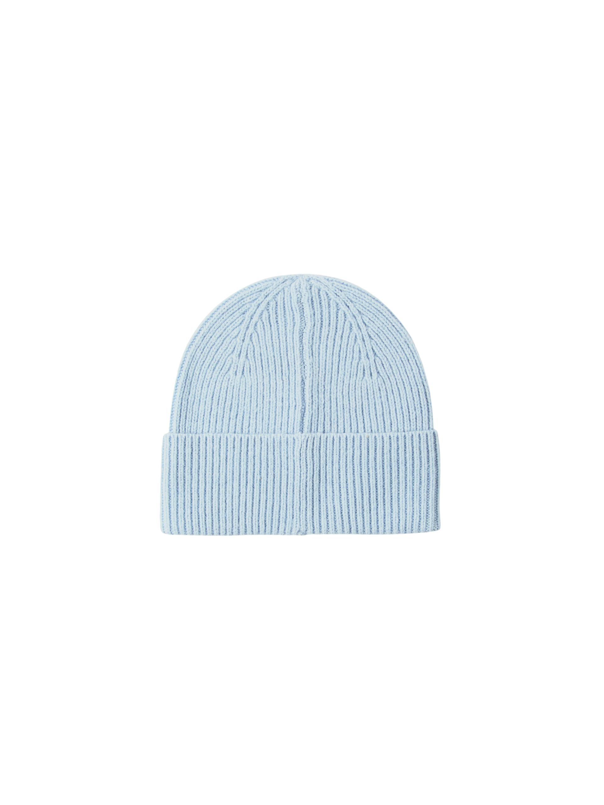 SLHMASON MERINO WOOL BEANIE NOOS ONE SIZE - Cashmere Blue