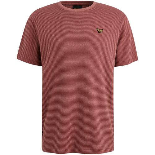 textured stripe L Regular Fit - Dry Rose