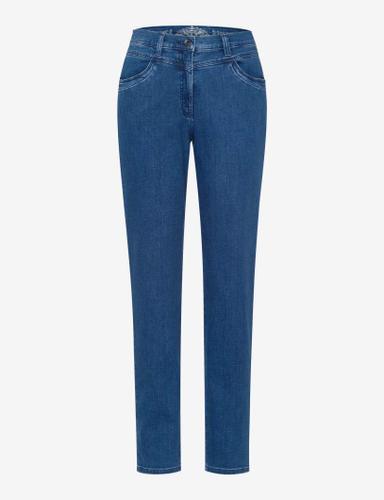 Style Caren New 40 Damenhose, Five-Pocket-Hose, Klassische Five-Pocket-Elemente, Hochwertiger Reißverschluss, Comfort Plus Fit, Gerader Beinverlauf, Normale Fußweite, Höhere Leibhöhe - Stoned Blue
