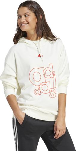 ADIDAS Damen Kapuzensweat French Terry Print S in Grau
