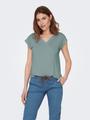 ONLFREE LIFE S/S MOD.V-NECK TOP JRS NOOS S Normal geschnitten - Abyss