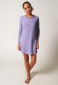 Skiny Damen Sleepshirt langarm Night In Skiny 03 36 - Iced Storm