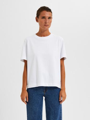 SLFESSENTIAL SS BOXY TEE NOOS Weiß S