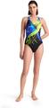 ARENA Damen Schwimmanzug WOMEN'S FUNNY SPOT SWIMSUIT V BACK LB 36 in Bunt