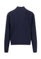 Cardigan Zip, small structure Blau L