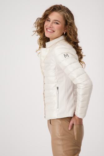 Steppjacke mit Neopren 36 - Creamy Beige