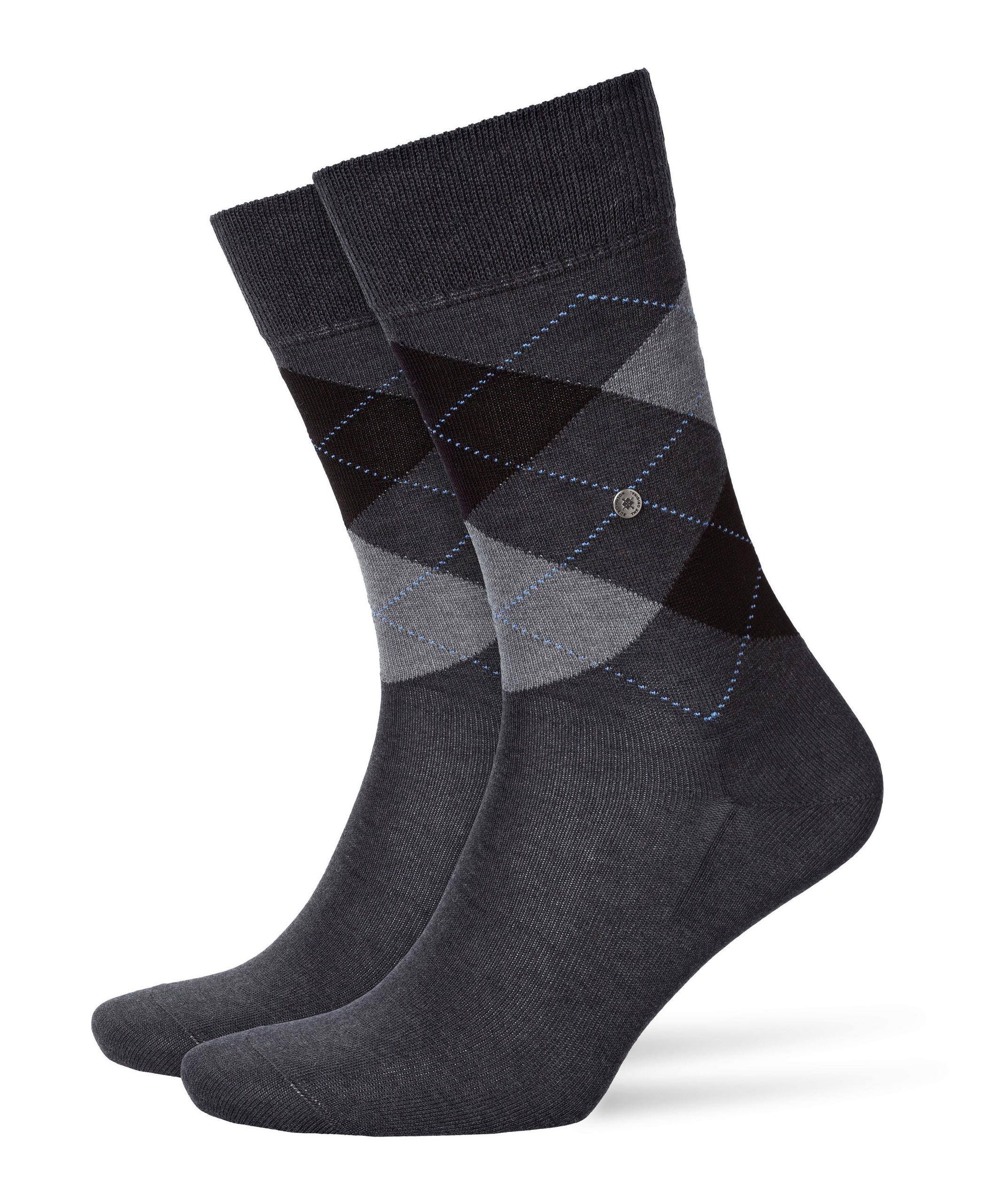 Burlington Socken Manchester anthracite mel. 40-46