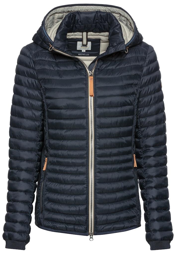 Leichte Steppjacke aus recyceltem Polyamid Blau 44
