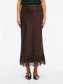 VIELLETTE HW ANKLE LACE SKIRT - NOOS 36 - Coffee Bean