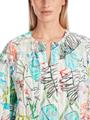 Weite Bluse aus luftigem Gewebe 46 - Breath