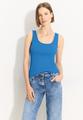 Basic Top in Unifarbe XL - Azure Blue