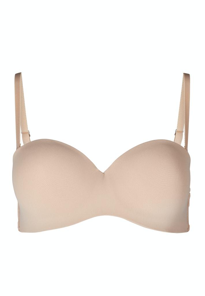 Skiny Damen Bandeau BH Micro Essentials Beige 80 D