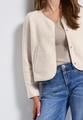 Teddy-Jacke mit Knopfleiste 38 - Tusk Cream