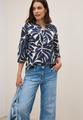 Gemusterte Tunika L - Urban Dark Blue