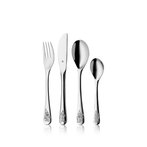 Kinderbesteck-Set Zwerge, 4-teilig