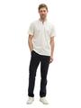 Poloshirt mit Stehkragen XL Regular Fit - Off White