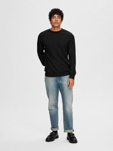 SLHEMANUEL SOFT CREW NECK SWEAT NOOS Schwarz L