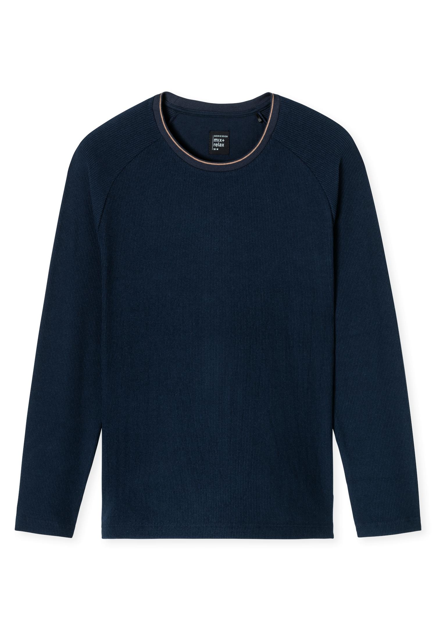 Shirt Langarm 56 - Nachtblau