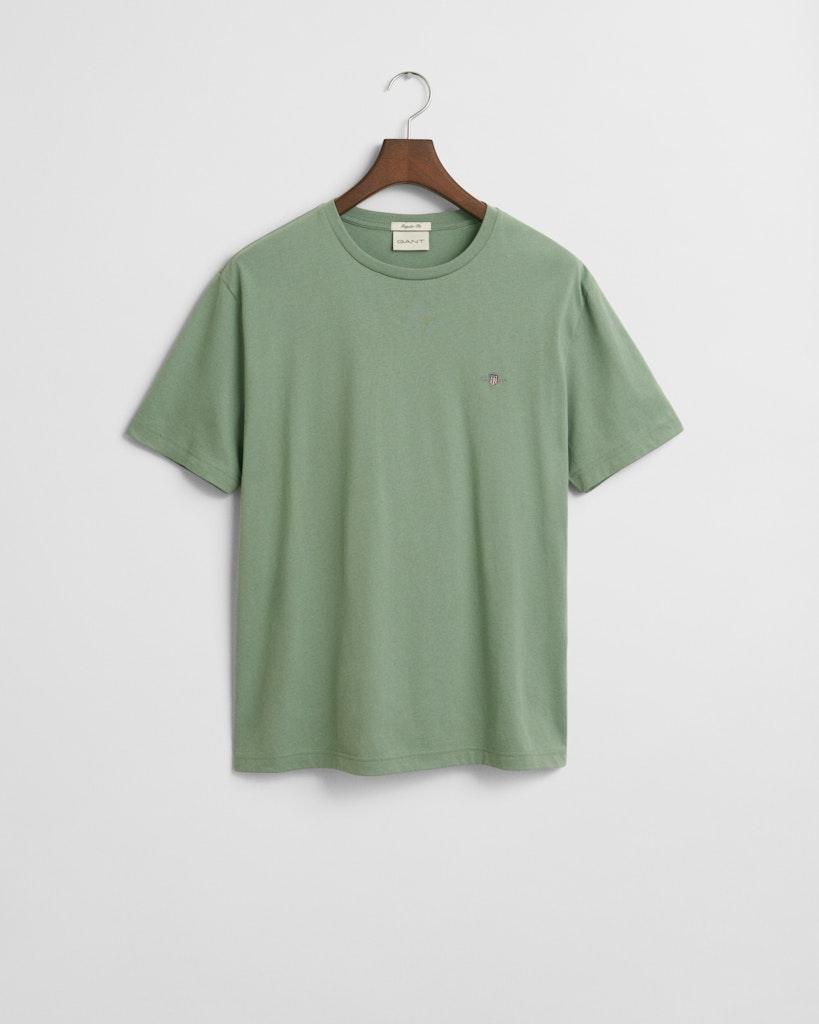 Regular Fit Shield T-Shirt Grün XL