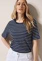 Gestreiftes T-Shirt L - Universal Blue