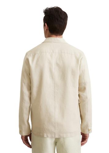 Overshirt im Blazer-Stil M Relaxed Fit - Gray Silk