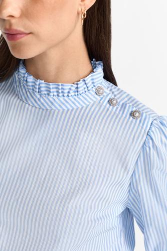Bluse - Blau / 40