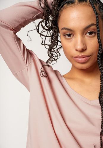 Skiny Damen Shirt langarm Night In Mix & Match Rosa 44