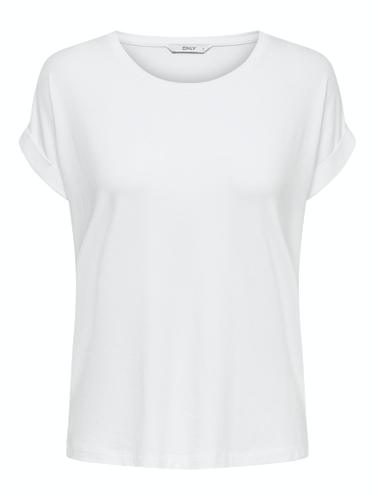 ONLMOSTER S/S O-NECK TOP NOOS JRS L Normal geschnitten - White