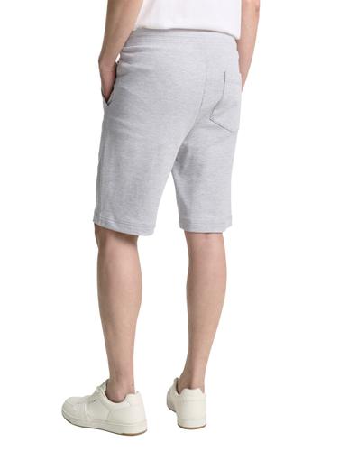 Sweat Shorts mit detailliertem Kordelzug XL Regular Fit - Light Stone Grey Melange