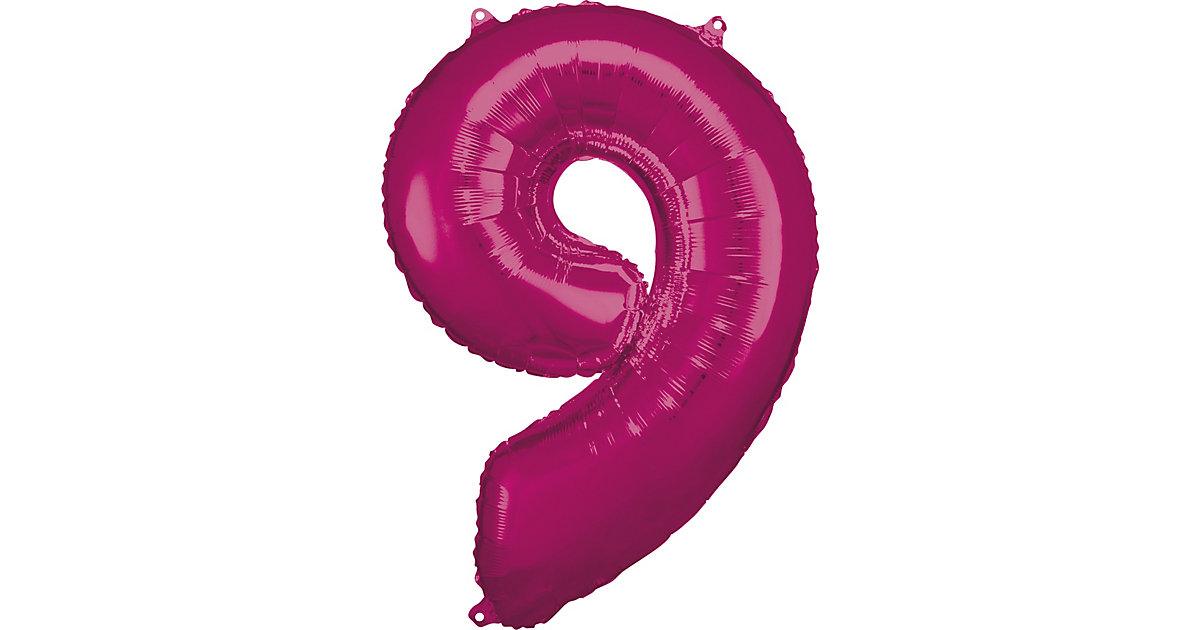 Folienballon 9, pink