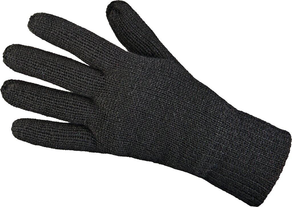 ARECO Herren Handschuhe Strickhandschuh L in Schwarz