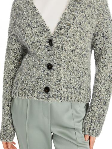 Oversized Cardigan Knitted in Germany Grün 40