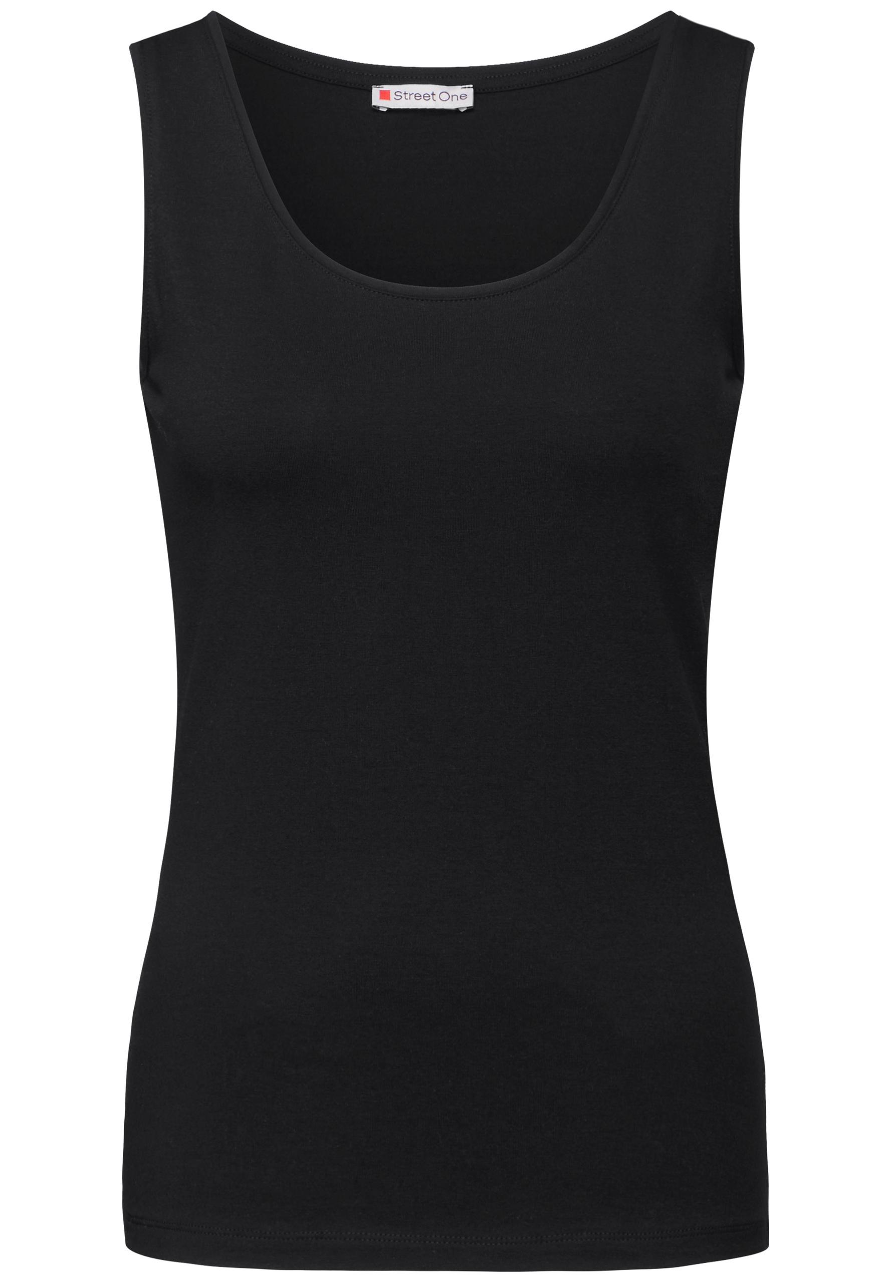 Basic Top in Unifarbe 36 - Black