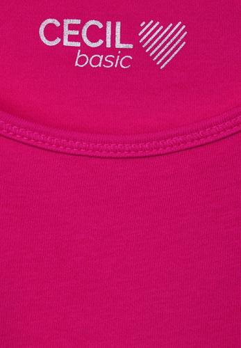 Basic Top in Unifarbe L - Pink Sorbet