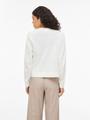 VILOLLO SHORT L/S KNIT CARDIGAN - NOOS M Normal geschnitten - White Alyssum