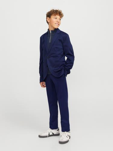 JJEJAXON JERSEY TROUSER NOOS JNR 152 Slim Fit - Medieval Blue