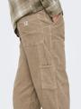ONSFADE CARPENTER LOOSE CORD 0185 PANT 33/32 Locker geschnitten - Chinchilla