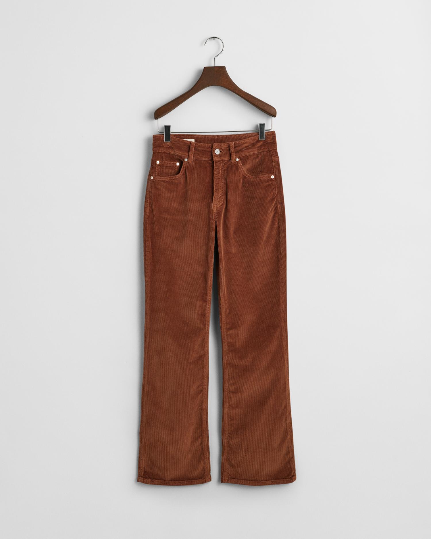 Cordjeans mit ausgestelltem Bein 31 - Cocao Brown