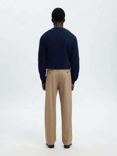 SLH220-LOOSE FINN FLEX PANTS NOOS XXL Locker geschnitten - Greige