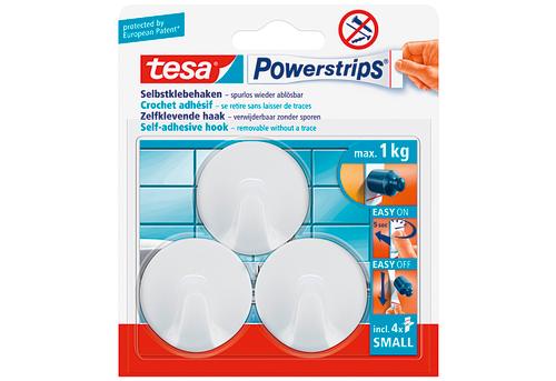 Powerstrips Haken small weiss
