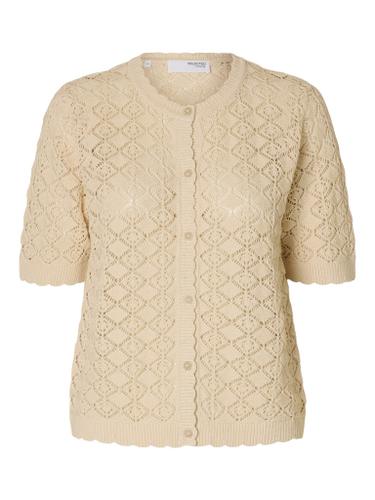 SLFSOFIA 2/4 KNIT CARDIGAN Grau XS