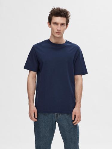 SLHCOLMAN SS O-NECK TEE NOOS Blau M