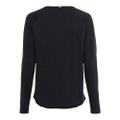 Langarmshirt aus reiner Baumwolle M Regular Fit - Dark Navy