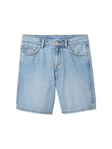 Jeansshorts mit recycelter Baumwolle 176 Regular Fit - Clean Mid Stone Blue Denim